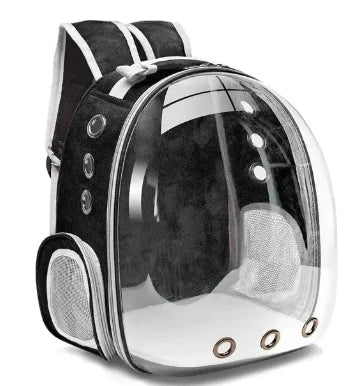 Transparente Pet Carrier Backpack, Cápsula Transparente, Bubble Pet Backpack, Pequeno animal filhote de cachorro Kitty e pássaro, respirável para viagens