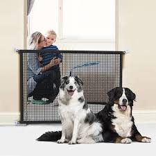 Engenhoso Cerca Do Cão Malha, Indoor e Outdoor Seguro Pet Gate, Gabinete de Segurança, Suprimentos do bebê
